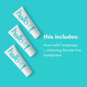819156023463 HELLO Antiplaque Toothpaste Fluoride Whitening #3