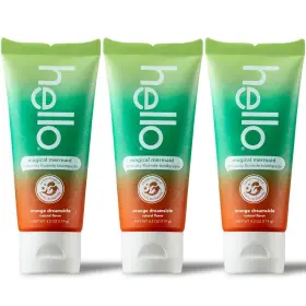 819156024132 HELLO Mermaid Dreamsicle Kids Fluoride Natural