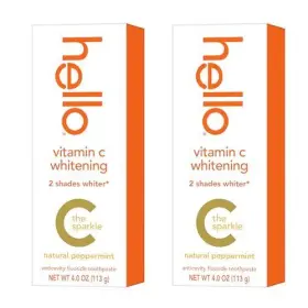 827854016601 HELLO Vitamin Whitening Toothpaste Fluoride Sls