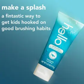 827854018117 HELLO Smiling Shark Fluoride Kids Toothpaste #3