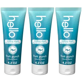 827854018117 HELLO Smiling Shark Fluoride Kids Toothpaste