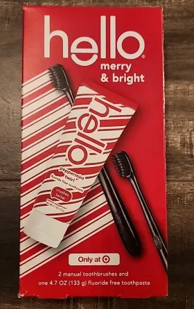 827854019480 HELLO Merry Bright Set Toothbrushs Peppermint