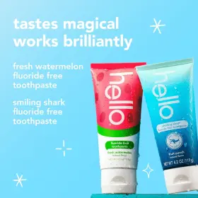 827854022732 HELLO Smiling Shark Watermelon Fluoride Kids #2