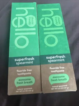 827854026402 HELLO Natural Spearmint Fluoride