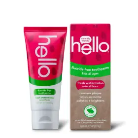 A114Y HELLO Toothpaste Kids Natural Delicious Watermelon Pack