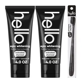 B079Z4VJS7 HELLO Epic Whitening Fluoride Toothpaste Toothbrus