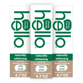 B09P44RT17 HELLO Naturally Whitening Fluoride Toothpaste Oil