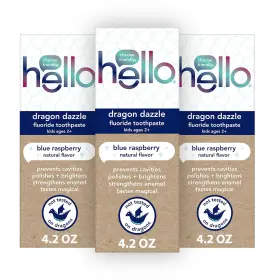 B09PQG21X6 HELLO Dragon Dazzle Raspberry Kids Fluoride