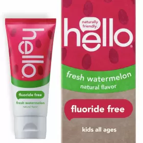 HLO00467 HELLO Kids Natural Watermelon Fluoride Toothpaste