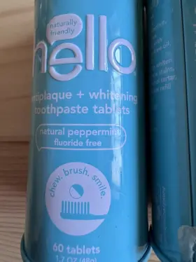 HLO02107 HELLO Antiplaque Whitening Toothpaste Tablets Pack #2