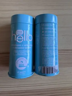HLO02107 HELLO Antiplaque Whitening Toothpaste Tablets Pack