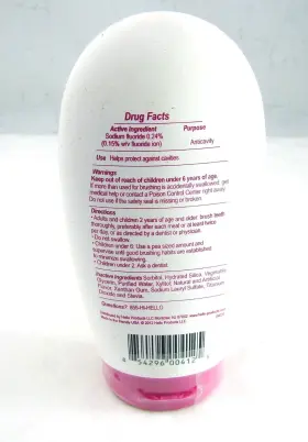 854296004125 HELLO PRODUCTS Pink Grapefruit Anticavity #3