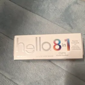 Hello Ps0054565 8 In 1 Mighty Multi-tasker Fluoride Toothpaste Mint Vegan 4.0 Oz Hello Ps0054565 8 In 1 Mighty Multi-tasker Fluoride Toothpaste Mint Vegan 4.0 Oz