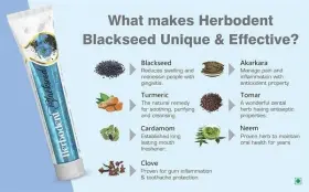 037906 HERBODENT Jaikaran Blackseed Toothpaste Pack #2