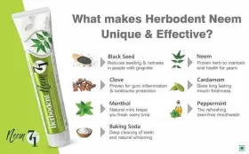 Neem HERBODENT Toothpaste Oral Care Pack #2