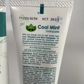 605069063999 HIMALAYA BOTANIQUE Kids Toothpaste Flavor Pack #2