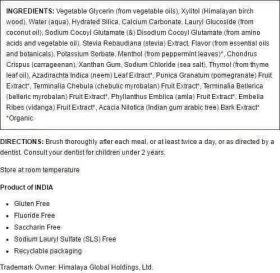 HHH039 HIMALAYA Botanique Travel Toothpaste Neem Pomegranate #2