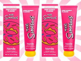 359407002690 HISMILE Simpsons Toothpaste Pink Donut Sodium