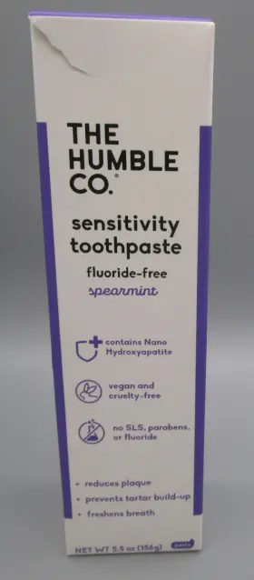 850053758171 HUMBLE Spearmint Fluoride Sensitivity Toothpaste