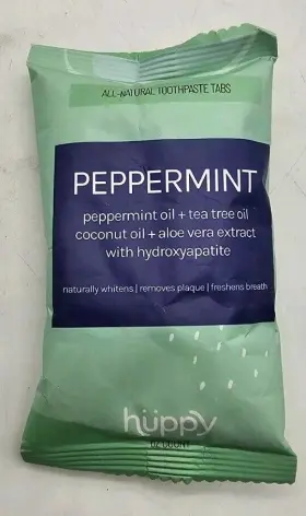 Peppermint HUPPY Toothpaste Tablets Natural Tabs #2