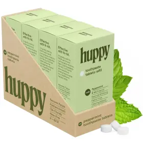 850043403210 HUPPY Toothpaste Tablets Nano Hydroxyapatite