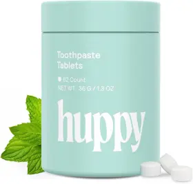 PEPPER62 HUPPY Toothpaste Tablets Nano Hydroxyapatite Natural
