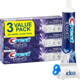 CREST3D-VIVIDMINTBUNDLE IDEA SHOP USA Ultra Whitening Vivid