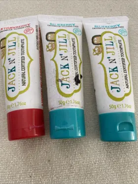 726084864740 JACK AND JILL Natural Toothpaste Baby Kids Up
