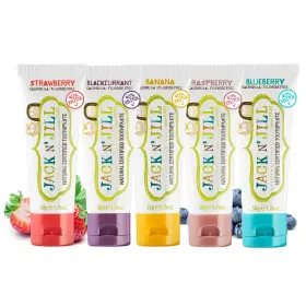 312657250433 JACK N JILL Natural Toothpaste Fluoride Training