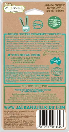 312657011027 JACK JILL . . SINCE 1949 Toothbrush Toothpaste #2