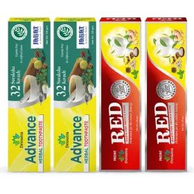 JGT-ADVANCEDRED-COMBO-P4 JAGAT Devsutra Advanced Toothpaste