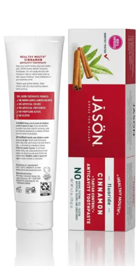 02305482 JASON Fluoride Healthy Mouth Cinnamon Toothpaste #2