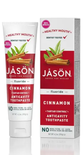 02305482 JASON Fluoride Healthy Mouth Cinnamon Toothpaste #3