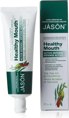J01515 JASON Healthy Mouth Tartar Control Fluoride Paste Tea