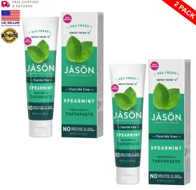 JAS-423 JASON Sea Spearmint Breath Toothpaste Fluoride Pack