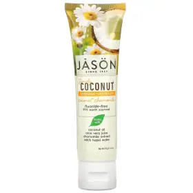 JAS-01496 JASON NATURAL Simply Coconut Toothpaste Chamomile