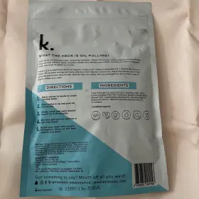 635665991556 KEEKO ORAL CARE Morning Oil Pullingsachet #2