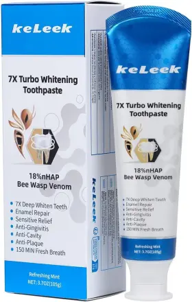 744110486490 KELEEK Turbo Whitening Nano Hydroxyapatite Bee