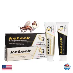 B0DZXJK2HQ KELEEK Bee Wasp Venom Peptides Toothpaste Bleeding