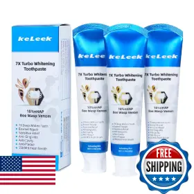 B0FM77YS8Q KELEEK Turbo Whitening Nano Hydroxyapatite Bee