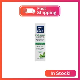 2441002 KISS MY FACE Triple Action Toothpaste Sls Fluoride
