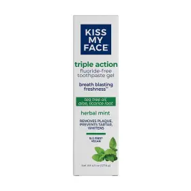 B00CLH90TM KISS MY FACE Triple Action Toothpaste Sls Fluoride