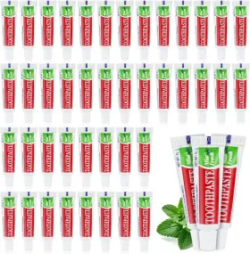 313029554523 KRIZJUES Tubes Travel Toothpaste Disposable Mini
