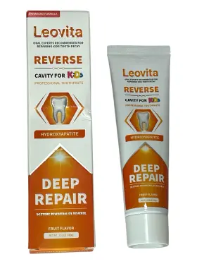 860011596523 LEOVITA Repair Cavity Reverse Kids Toothpaste Ex