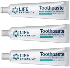 01278 LIFE EXTENSION Fluoride Toothpaste Healthy Gum Flavor