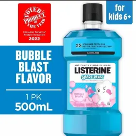312547115803 LISTERINE Smart Rinse Kids Anticavity Alcohol