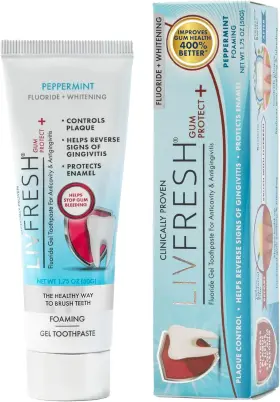 445023781797 LIVFRESH Gum Protect Toothpaste Gel Gingivitis
