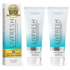 445025759770 LIVFRESH Toothpaste Gel Clinically Remove Plaque