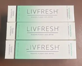 64584-00016 LIVFRESH Foaming Gel Toothpaste Wintergreen