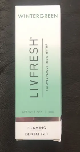 858511001128 LIVFRESH Toothpaste Gel Clinically Remove Plaque